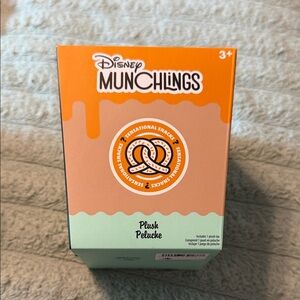 Disney Munchlings Plush Box with Orange and Cream Design